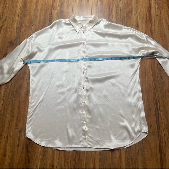 DISSH Simone Pearl Satin Shirt Size 8 - Picture 15 of 16